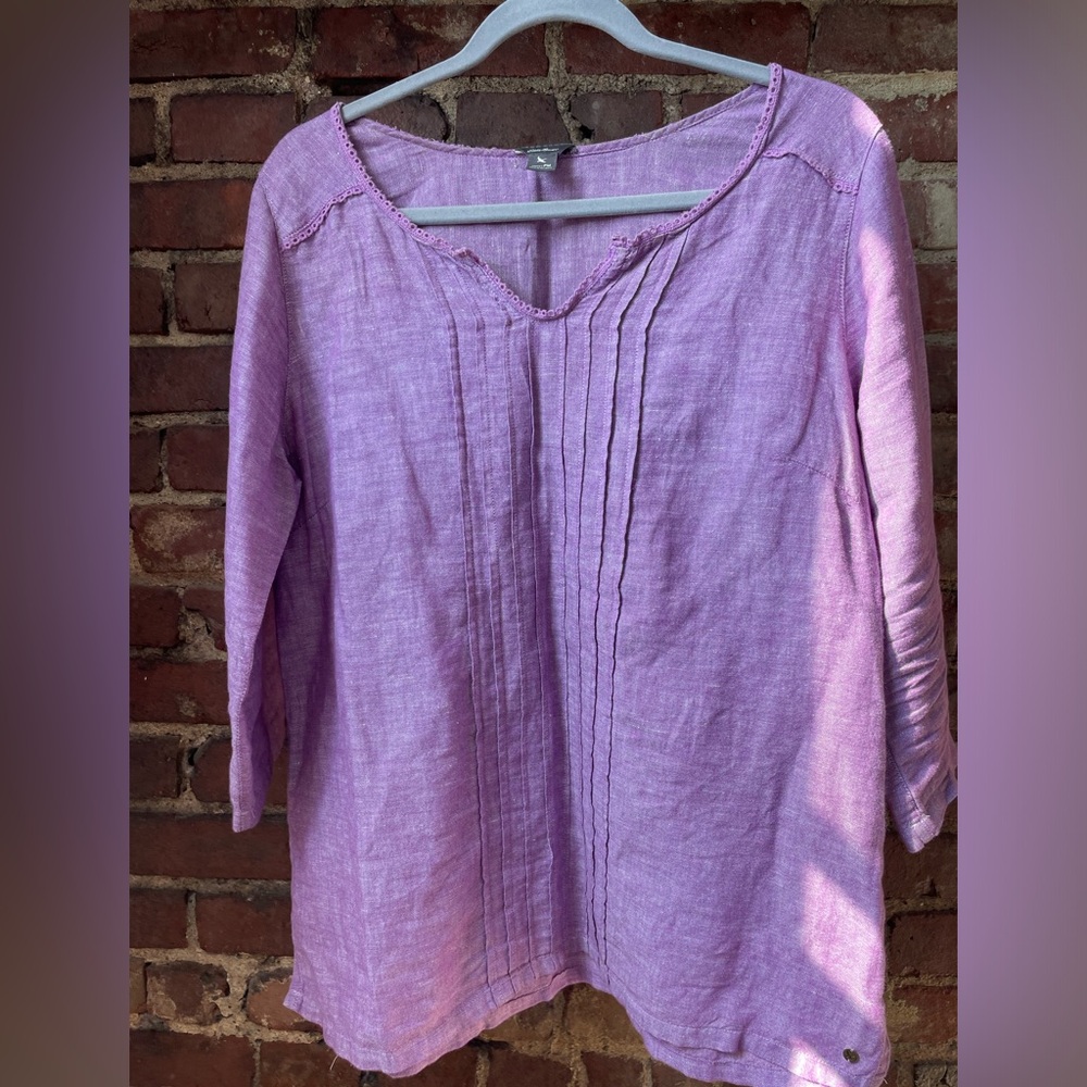 Linen blend Eddie Bauer Tunic